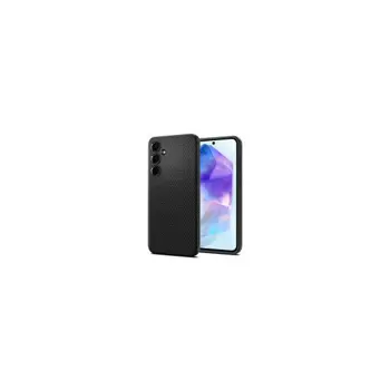 Spigen Liquid Air, matte black - Samsung Galaxy A55 (ACS07526)