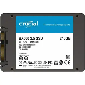 SSD Crucial 240GB BX500 SATA