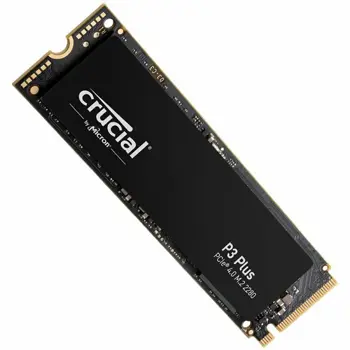 SSD Crucial P3 Plus 1000GB/1TB M.2 2280 PCIE Gen4.0 3D NAND, R/W: 5000/4200 MB/s, Storage Executive + Acronis SW included