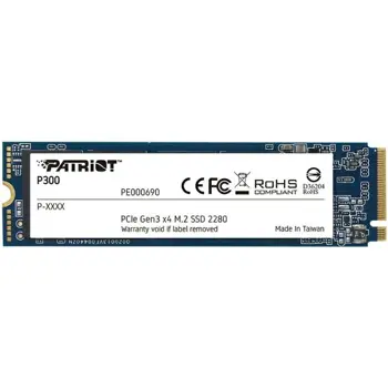 SSD Patriot P300 R1600/W600, 128GB, M.2 NVMe