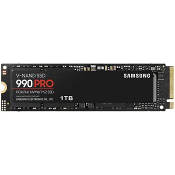 SSD Samsung 1TB M.2 PCIEx4 PCI Gen4.0 990 Pro without Heatsink 600 TBW 5 yrs