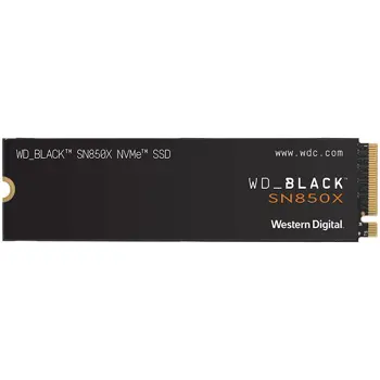 SSD WD Black SN850X 1TB M.2 2280 PCIe Gen4 x4 NVMe, Read/Write: 7300/6300 MBps, IOPS 800K/1100K, TBW: 600