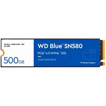 SSD WD Blue (M.2, 500GB, PCIe Gen4 NVMe 1.4b)