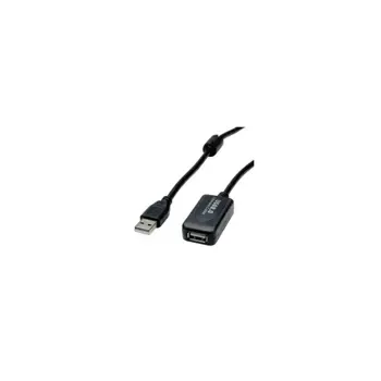 STANDARD USB2.0 aktivni produžni kabel sa ponavljačem, 10m, crni