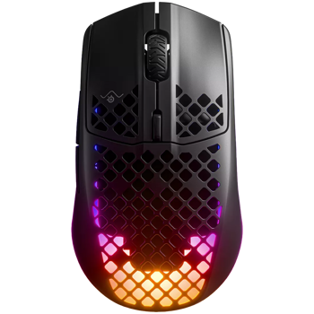 SteelSeries I Aerox 9 Wireless I Gaming Mouse I Wireless / Ultra-lightweight 89g / Ergonomic 18-button layout / Quantum 2.0 Wireless (2.4GHz & BT 5.0) 180h / AquaBarrier™ IP54 water resistance / TrueM