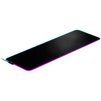 SteelSeries I QcK Prism Cloth 3XL I Gaming Mousepad I 2-zone RGB dynamic illumination / micro-woven cloth / 1220 x 590 x 4 mm I Black