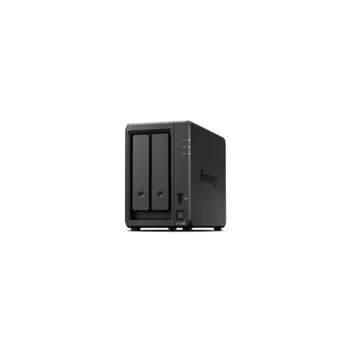 Synology DS723+ DiskStation 2-bay All-in-1 NAS server, 2.5"/3.5" HDD/SSD podrška, Hot Swappable HDD, Wake on LAN/WAN, 2GB, 2×G-LAN, USB3.2 Gen 1/eSATA