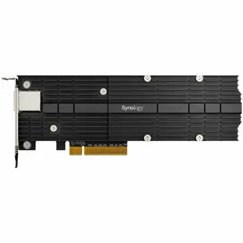 Synology M.2 SSD & 10GbE combo adapter card for performance acceleration