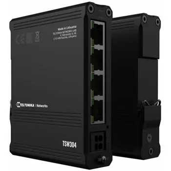 Teltonika TSW304 Unmanaged DIN Rail Switch