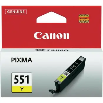 Tinta CANON CLI-551Y, žuta