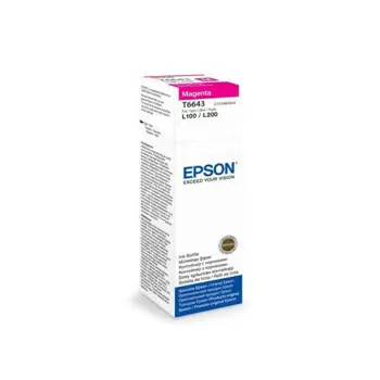 Tinta Epson Car. T66434 - L100, 110, 200, 210, 300, 355, 550 - magenta