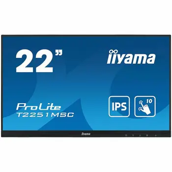 Touch Screen Monitor IIYAMA Monitor 21,5" OGS-PCAP 10P Touch, 1920x1080, 21.5", 75Hz, IPS, 7ms