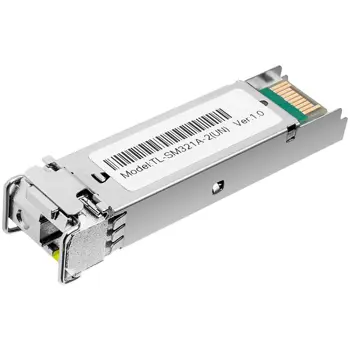 TP-Link 1000Base-BX WDM Bi-Directional SFP Module, LC connector, TX:1550nm/RX:1310nm, single-mode, 10km