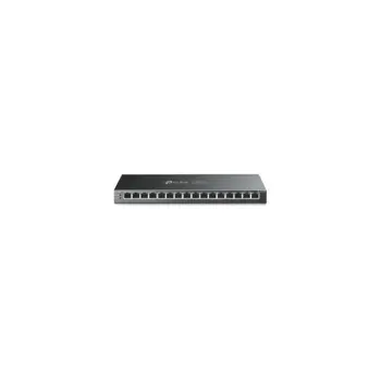 TP-Link 16-port Gigabit PoE+ preklopnik (Switch), 16×G-LAN PoE+, 802.3af/at (120W)