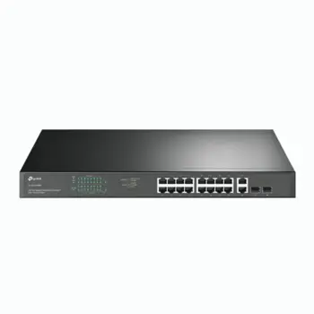 TP-Link 18-Port Gigabit Rackmount PoE Switch with 16 PoE 2 x Combo