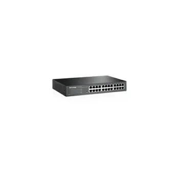 TP-Link 24-port Gigabit Easy Smart Preklopnik (Switch), 24×10/100/1000M RJ45 ports, MTU/Port/Tag-based VLAN, QoS, IGMP Snooping