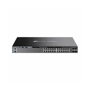 TP-Link 24-Port Gigabit Stackable L3 Managed Switch, 4x10G Slots