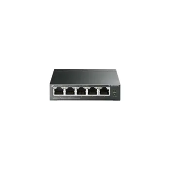 TP-Link 5-port Gigabit Easy Smart Switch - 4x PoE+, 30W po portu / 5x 10/100/1000 RJ45, fanless