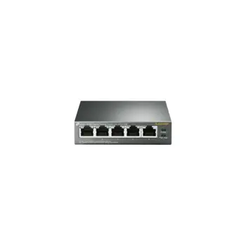 TP-Link 5-port Gigabit PoE+ preklopnik (Switch) 5×10/100/1000M RJ45 ports, 1×PoE++ In, 4xPoE+ Out ports, metalno kućište