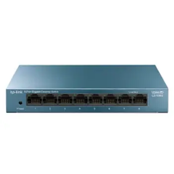 TP-Link 8-Port 10/100/1000Mbps Desktop Network preklopnik (Switch) Auto-Negotiation RJ45, Auto-MDI/MDIX, metalno kučište, LS108G-LS