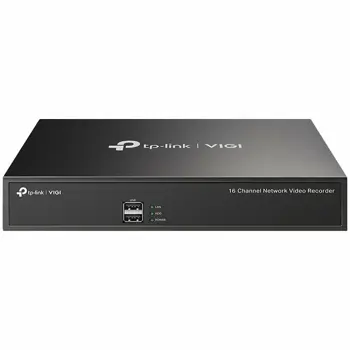 TP-Link mrežni video snimač, 16 kanala, H.265/+, H.264/+, 8MP, 1×SATA, VGA/HDMI, RJ-45, USB2.0×2, Vigi app