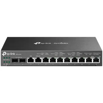 TP-Link Omada Gigabit 3in1 VPN usmjerivač (Router/PoE switch/controller), 8×G-LAN PoE-out, 802.3at/af, 110W, 2×G-WAN/LAN SFP, 1×G-WAN, 1×G-WAN/LAN