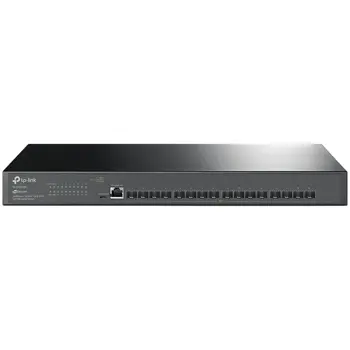 TP-Link Omada JetStream 16-Port 10GE SFP+ L2+ Managed preklopnik, 16×10G SFP+, RJ45/Micro-USB Console Port, 1U 19" Rack-mount