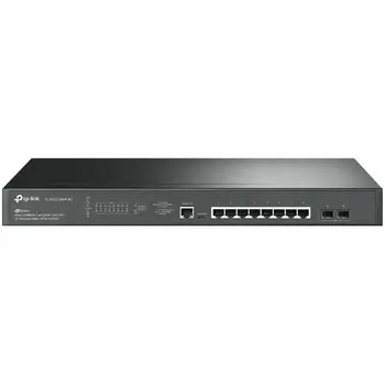 TP-Link Omada JetStream 8-port 2.5Gbit L2+ upravljiv PoE+ preklopnik (Switch), 8×2.5G RJ45 PoE+, 2×10G SFP+, RJ45/Micro-USB Console port, 1U 19" rack mount (240W)