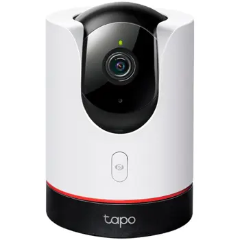 TP-Link Tapo C225 Pan/Tilt AI Home Security Wi-Fi Camera, resolution 2K QHD (2560 × 1440px), Lens: F/NO: 1.6±5%; Focal Length: 4mm±5%, Night Vision, 128 bit AES encryption with SSL/TLS, Wi-Fi Protocol