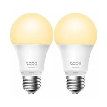 TP-Link Tapo L510E Smart Wi-Fi Light Bulb, Dimmable, E27 base, 2700K, 220V, 50/60 Hz, 60W Equivalent, Energy Class A+, 2.4GHz, 802.11b/g/n, Tapo APP, Works with Alexa and Google Assistant, Timer and S