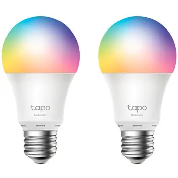 TP-Link Tapo L530E Smart Wi-Fi Light Bulb, Multicolor, 2.4 GHz, IEEE 802.11b/g/n, E27 Base, 220–240 V, 50/60 Hz, 2,500 K – 6,500 K, Multicolor, No Hub Required, Voice Control (works with Amazon Alexa