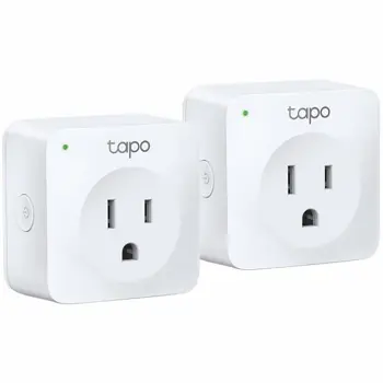 TP-Link Tapo P100 (2-pack), Mini Smart Wi-Fi Socket, Remote Control for Home Appliances, IEEE 802.11b/g/n, Bluetooth 4.2, Wi-Fi 2.4GHz, Android 4.4+, iOS 9.0+