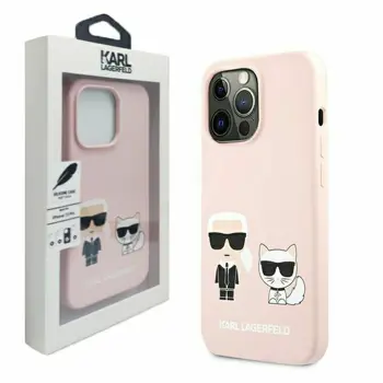 TPU Karl Lagerfeld maska za iPhone 13 Pro KLHCP13LSSKCI