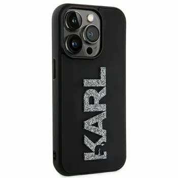 TPU Karl Lagerfeld maska za iPhone 15 Pro KLHCP15L3DMBKCK