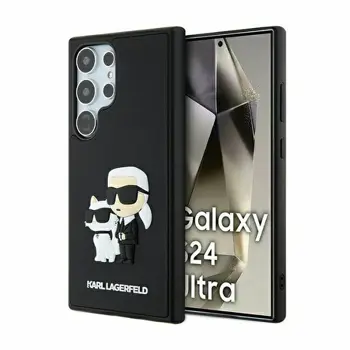 TPU Karl Lagerfeld maska za Samsung Galaxy S24 Ultra KLHCS24L3DRKCNK