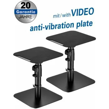 Transmedia 2 Desk Stands for Loudspeakers