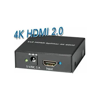 Transmedia 4K HDMI 2.0 Splitter 1:2