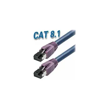 Transmedia Cat 8.1 SFTP Kabel 1m, dark blue