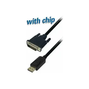 Transmedia DisplayPort plug to DVI 24 1 plug, 2,0 m