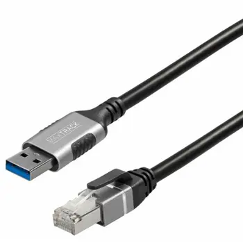 Transmedia Ethernet Cable Cat6 F UTP USB A 3.0 to RJ45, 1m