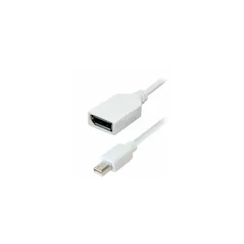 Transmedia Mini DisplayPort plug to DisplayPort jack, 15cm