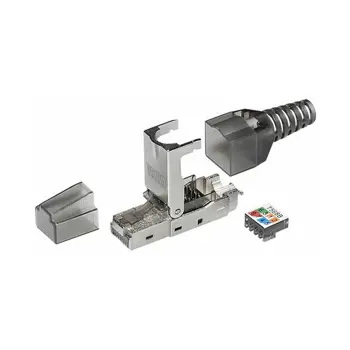 Transmedia Tool-less RJ 45 plug STP CAT 6A