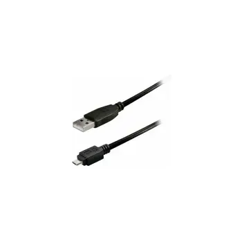 Transmedia USB typeA plug-Micro USB typeB 0,2m