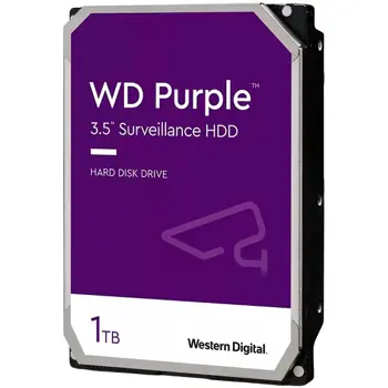 Tvrdi disk HDD WD Purple (3.5, 1TB, 64MB, 5400 RPM, SATA 6 Gb/s)