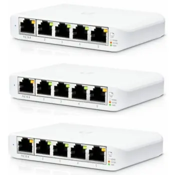 Ubiquiti Networks Compact 5-Port Managed Gigabit Swicth, 3-Pack