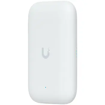 UBIQUITI Swiss Army Knife Ultra, WiFi 5, 4 spatial streams, 115 m2 (1,250 ft2) coverage with internal antenna, 200+ connected devices, owered using PoE, GbE uplink, Versatile wall, ceiling, and pole m