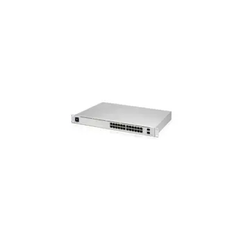 Ubiquiti UniFi Managed 24-port Gigabit Switch, 2×10G SFP+, Rackmount, (USW-PRO-24)