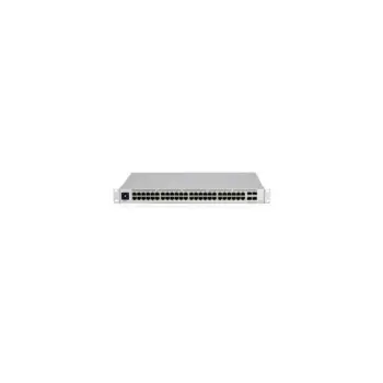 Ubiquiti UniFi Managed 48-port Gigabit Switch, 4×10G SFP+, Touchscreen LCD, Rackmount (USW-PRO-48)