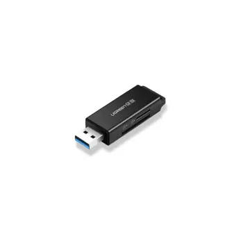 UGREEN čitač memorijskih kartica , USB 3.0, TF/mciroSD/SD kartice, crni