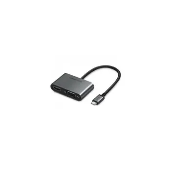 UGREEN, USB-C na HDMI, VGA sa PD, sivi